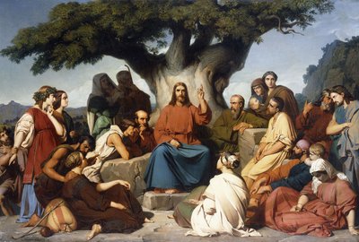 Sermon of Jesus Christ on the Mount by Edouard Louis Dubufe