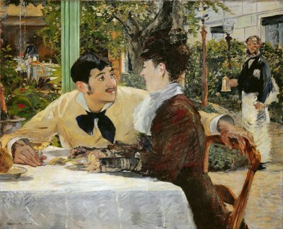 At the Père Lathuille Restaurant, 1879 by Édouard Manet