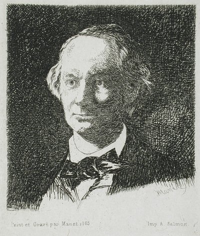 Baudelaire from the Front by Édouard Manet