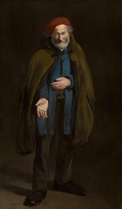 Beggar with a Duffle Coat Philosopher, 1865-67 by Édouard Manet