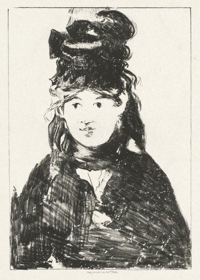 Berthe Morisot, 1872 by Édouard Manet