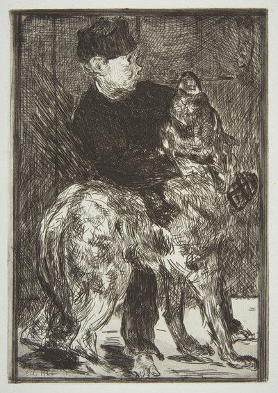 Boy and Dog by Édouard Manet