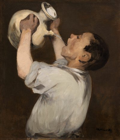 Boy with Pitcher by Édouard Manet