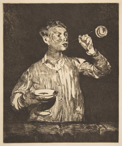 Boy with Soap Bubbles by Édouard Manet