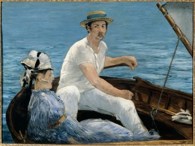 By boat by Édouard Manet