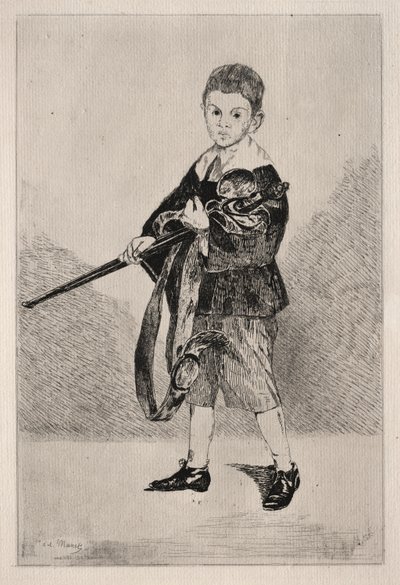 Child with Sword, Turned to the Left by Édouard Manet