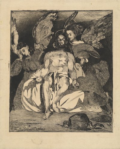 Dead Christ with Angels by Édouard Manet