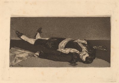 Dead Toreador by Édouard Manet