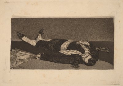 Dead Toreador by Édouard Manet