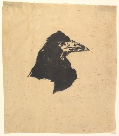 Design for the Poster and Cover for The Raven by Edgar Allan Poe by Édouard Manet