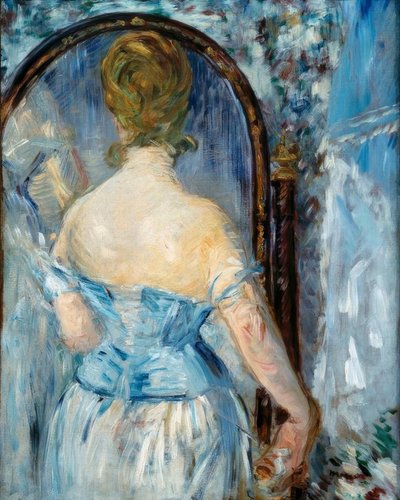 In Front of the Mirror by Édouard Manet