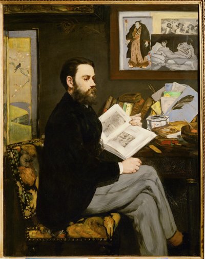 Emile Zola by Edouard Manet