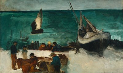 Fishing Boats and Fishermen by Édouard Manet