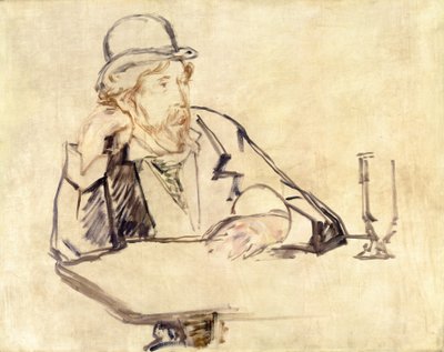 George Moore at the Café by Édouard Manet