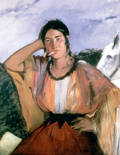 Gypsy with cigarette by Édouard Manet