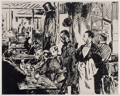 In the Café (1st Version) by Édouard Manet