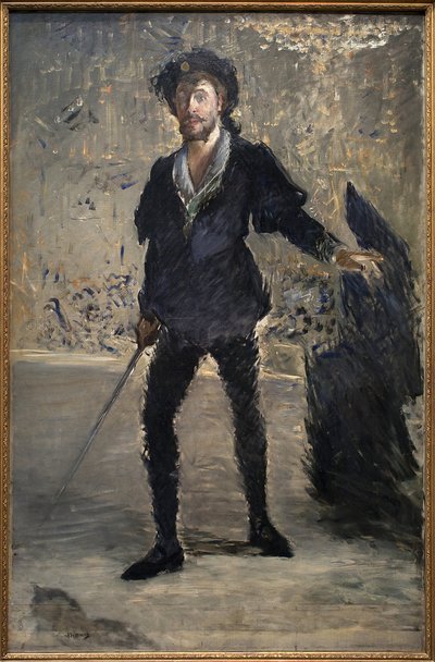 Jean Baptiste Faure in the Opera Hamlet by Édouard Manet