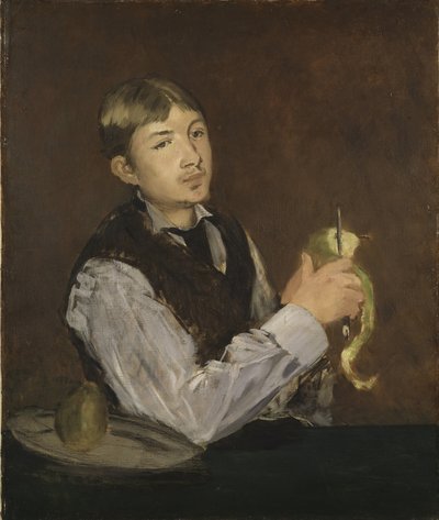 Young Boy Peeling a Pear by Édouard Manet
