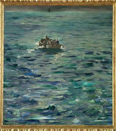 The Escape of Rochefort by Edouard Manet