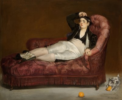 Reclining Young Woman in Spanish Costume by Édouard Manet