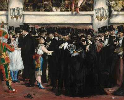 Masked Ball at the Opera, 1873 by Édouard Manet