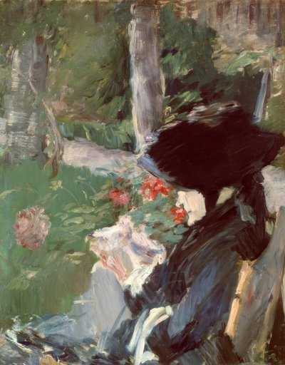 Mme Manet Mother in the Garden of Bellevue by Édouard Manet