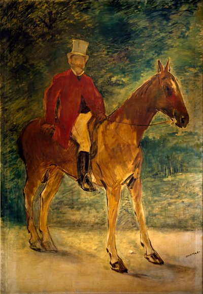 Monsieur Arnaud on Horseback by Édouard Manet