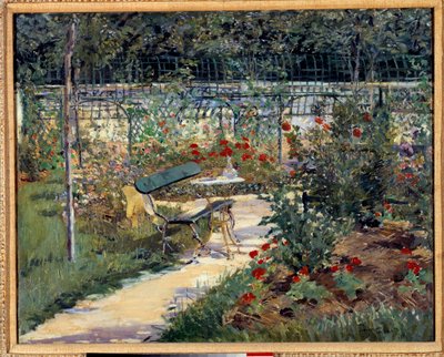 My Garden, the Bench by Édouard Manet