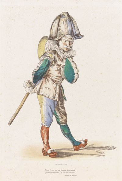 Punchinello by Édouard Manet