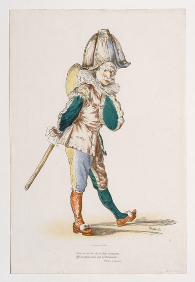 Polichinelle by Édouard Manet