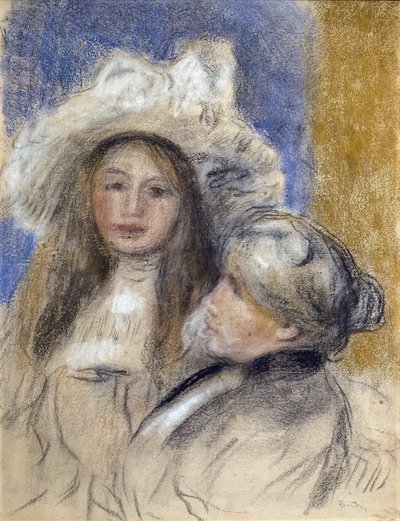 Portrait of Berthe Morisot and her daughter Julie Manet by Édouard Manet
