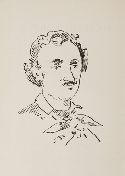 Portrait of Edgar Allan Poe by Édouard Manet