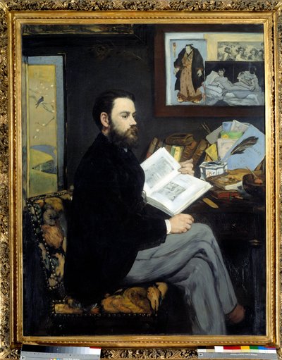 Portrait of Emile Zola by Édouard Manet