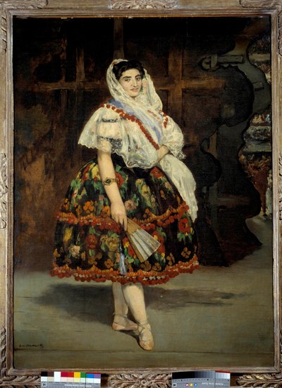 Portrait of Lola de Valencia by Édouard Manet