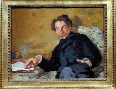 Portrait of the French Poet and Writer Stephane Mallarme by Édouard Manet