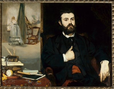 Portrait of the sculptor Zacharie Atruc by Édouard Manet