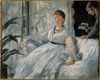Reading by Édouard Manet