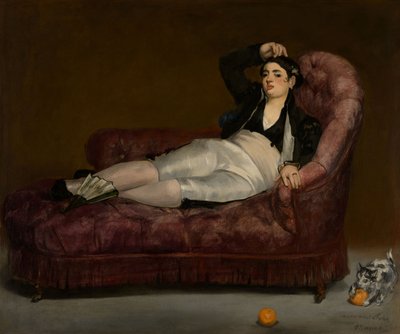 Reclining Young Woman in Spanish Costume by Édouard Manet