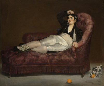 Reclining Young Woman in Spanish Costume by Édouard Manet
