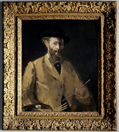Self-Portrait with Palette by Édouard Manet