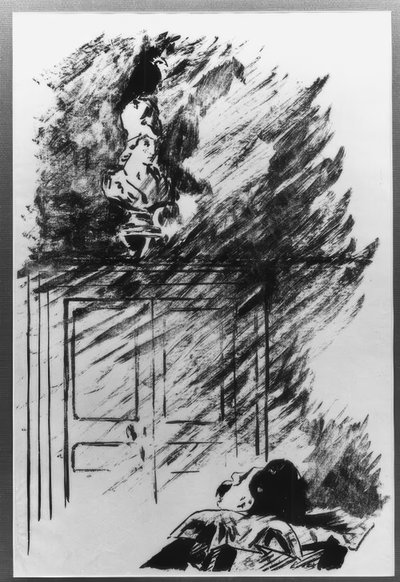 Sit on the Pallas Bust... by Édouard Manet