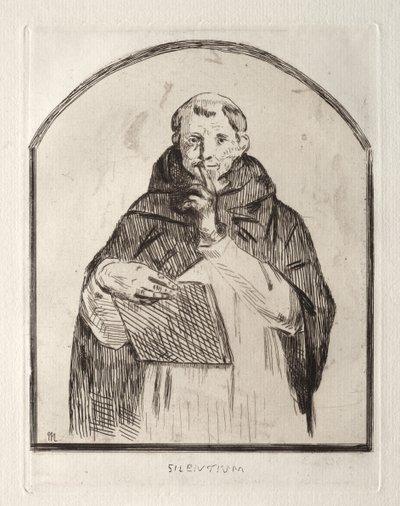 Silentium by Édouard Manet