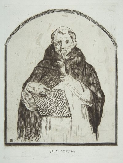 Silentium by Édouard Manet