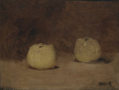 Still Life with Two Apples by Édouard Manet