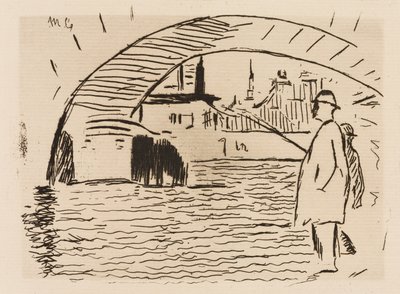 The Arch of the Bridge, plate 6 from The River by Édouard Manet