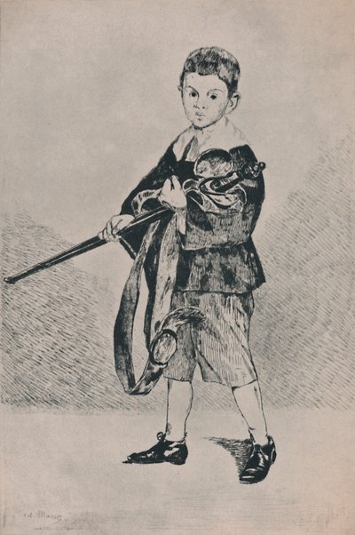 The Boy with the Sword by Édouard Manet