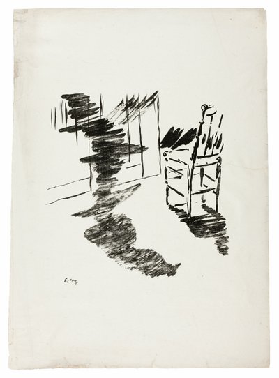 The Chair, from The Raven by Édouard Manet