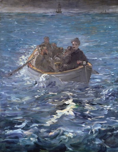 The Escape of Henri de Rochefort (1831-1915) 1874 by Édouard Manet