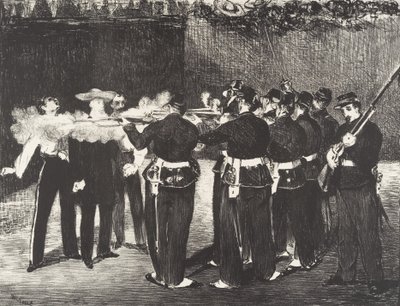 The Execution of the Emperor Maximilian by Édouard Manet