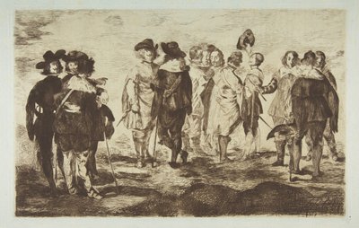 The Little Cavaliers, after Velázquez by Édouard Manet
